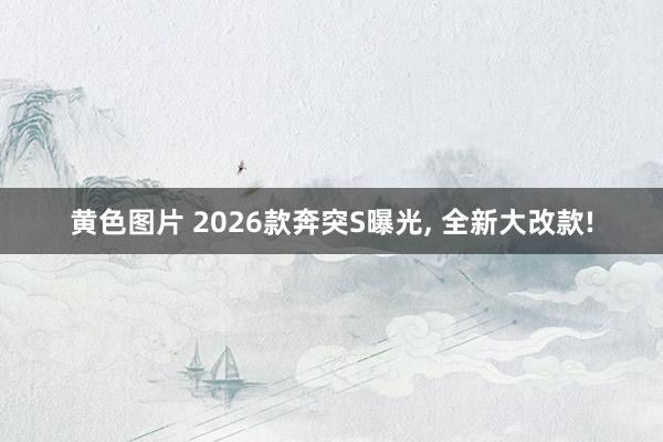 黄色图片 2026款奔突S曝光， 全新大改款!